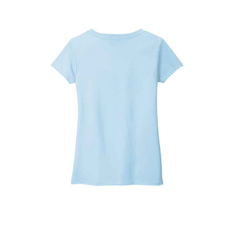 STRAYER District ® Women’s Re-Tee ® V-Neck - Crystal Blue