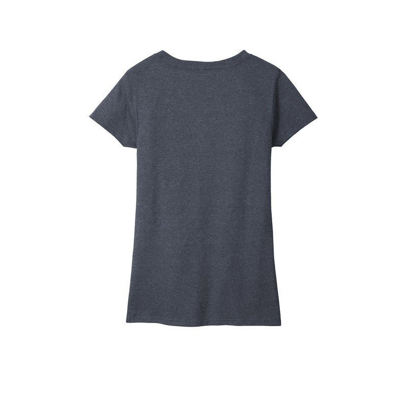 STRAYER District ® Women’s Re-Tee ® V-Neck - Heathered Navy