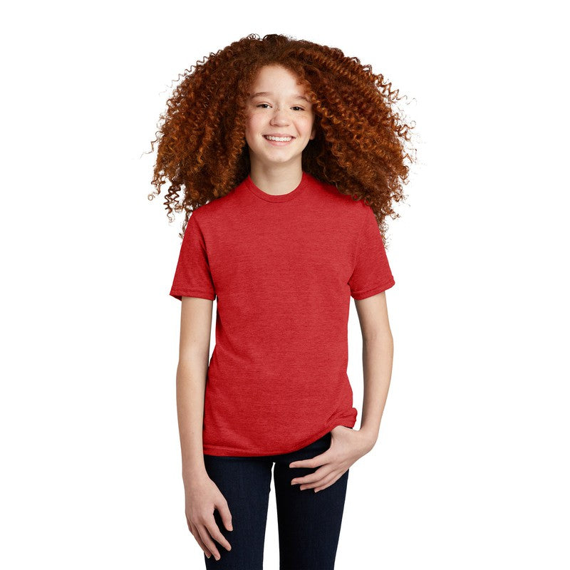 NEW STRAYER Allmade® Youth Tri-Blend Tee -  Rise Up Red