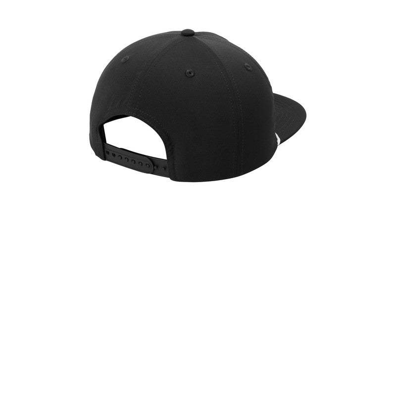 STRAYER Port Authority® 5-Panel Poly Rope Cap - BLACK/WHITE
