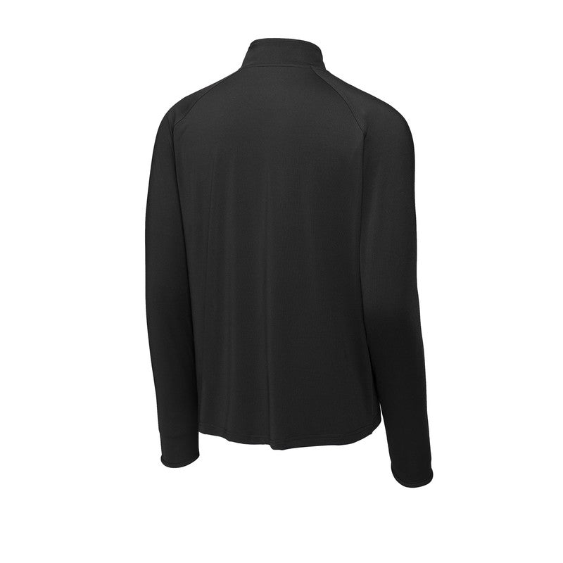 STRAYER Sport-Tek® Sport-Wick® Stretch 1/4-Zip Pullover Black
