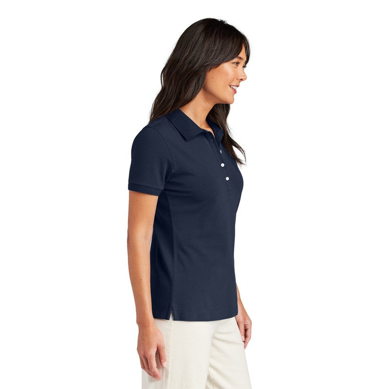 STRAYER Brooks Brothers® Women’s Pima Cotton Pique Polo - Navy Blazer
