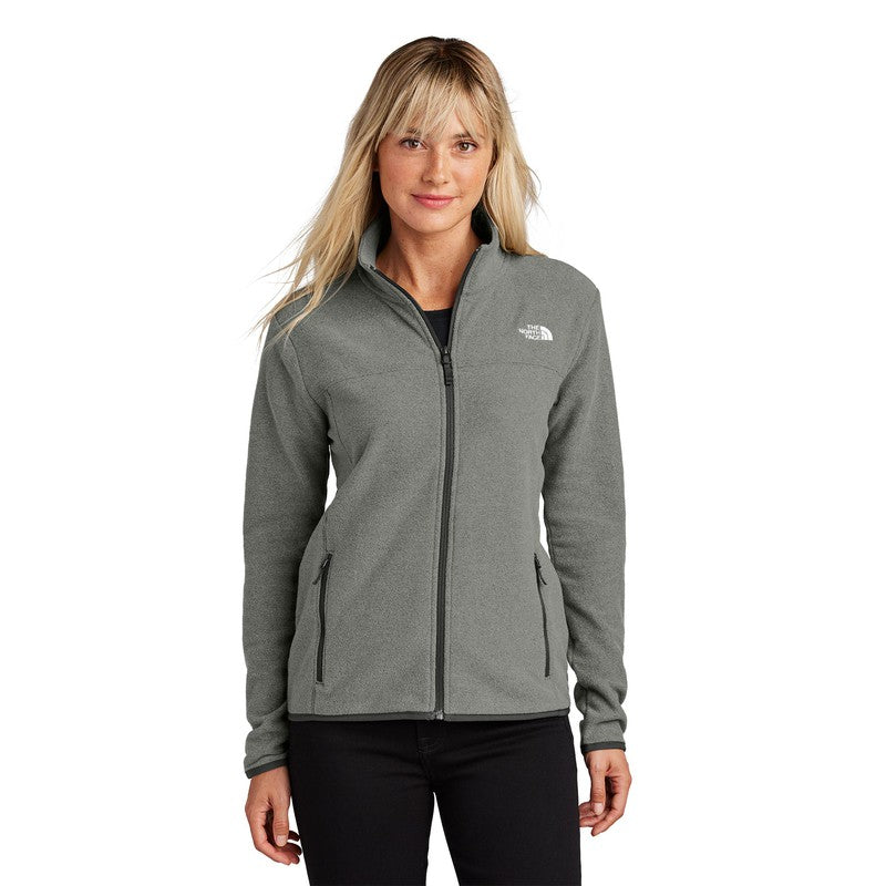 STRAYER The North Face® Ladies Glacier Full-Zip Fleece Jacket - TNF Medium Grey Heather