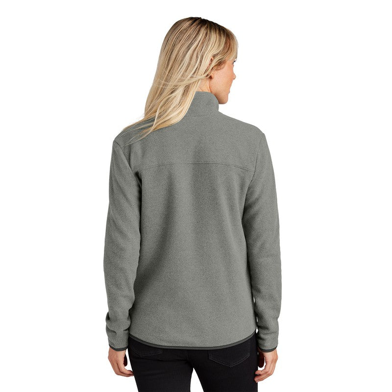 STRAYER The North Face® Ladies Glacier Full-Zip Fleece Jacket - TNF Medium Grey Heather