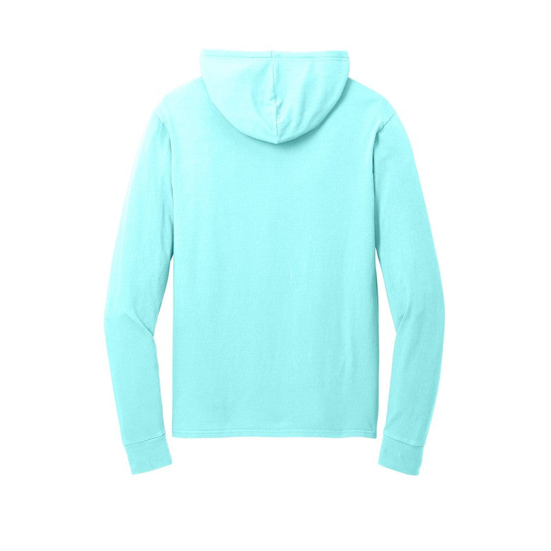 STRAYER Port & Company® Beach Wash® Garment-Dyed Pullover Hooded Tee - Glacier