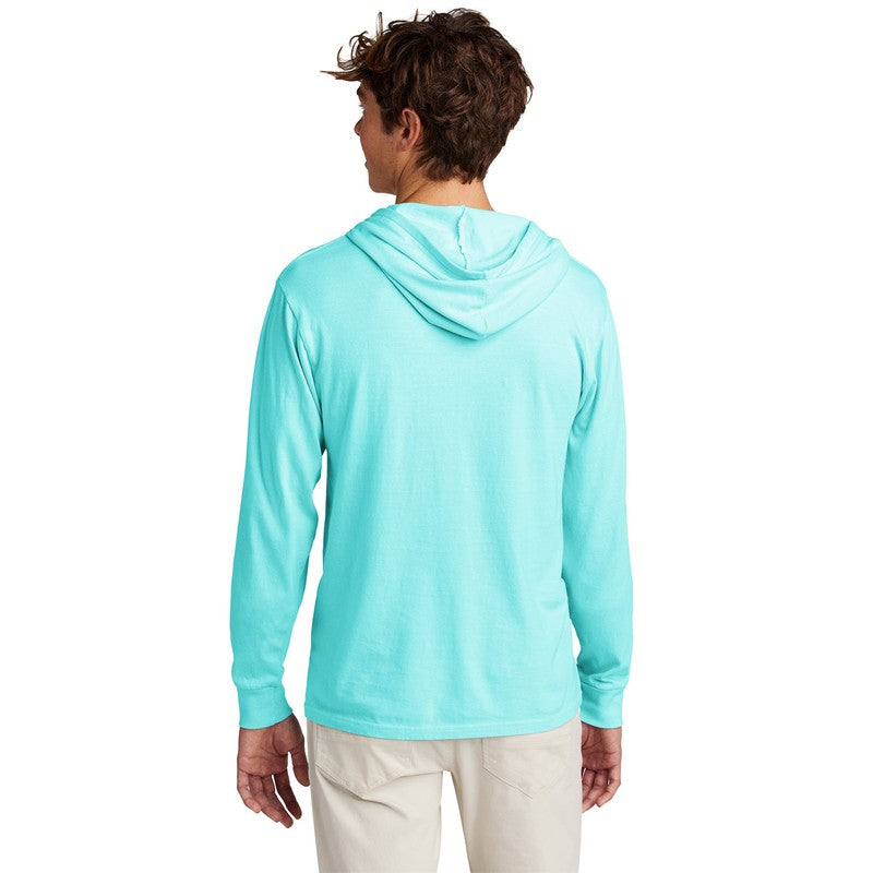 STRAYER Port & Company® Beach Wash® Garment-Dyed Pullover Hooded Tee - Glacier