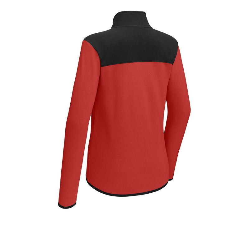 STRAYER The North Face® Ladies Glacier Full-Zip Fleece Jacket - Rage Red / TNF Black