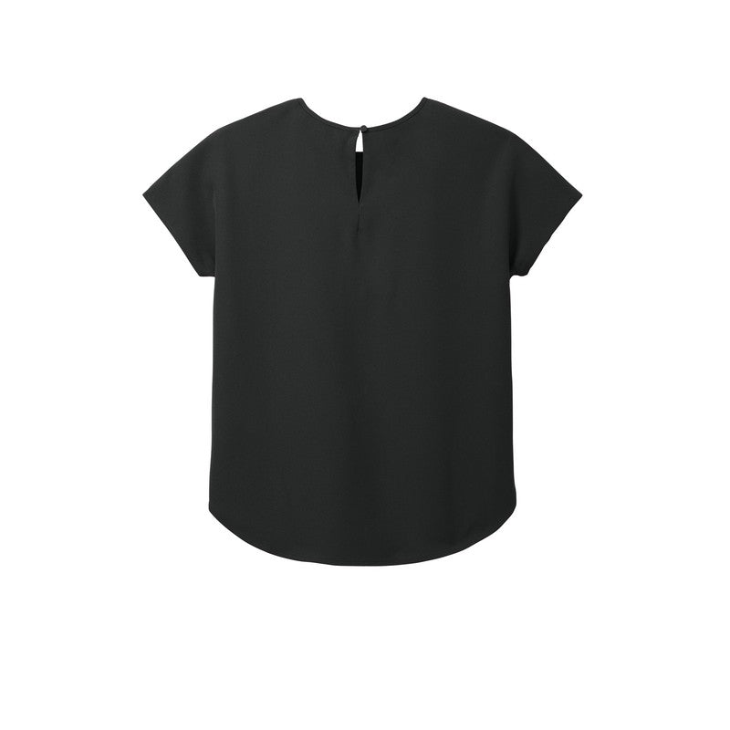 STRAYER Mercer+Mettle™ Women's Stretch Crepe Crew - Deep Black