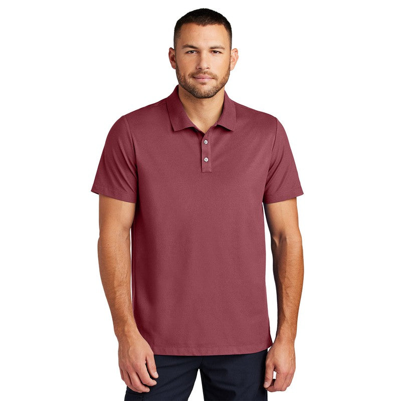 STRAYER Mercer+Mettle™ Stretch Pique Polo - Rosewood