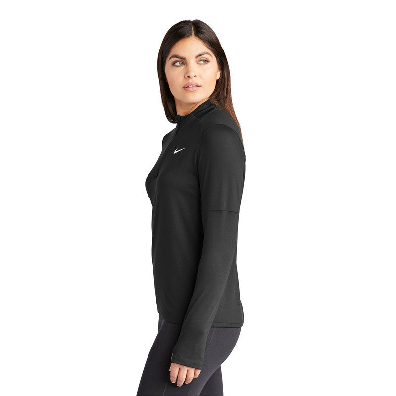 STRAYER Nike Ladies Dri-FIT Element 1/2-Zip Top - BLACK