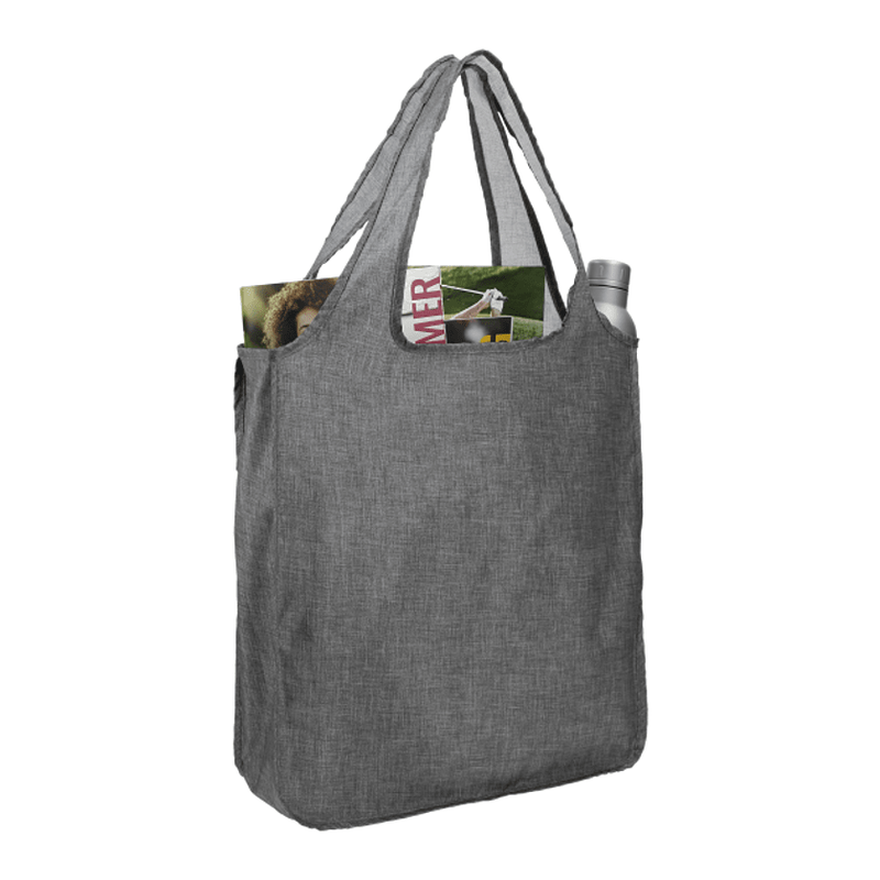 STRAYER Ash Recycled PET Large Shopper Tote - Graphite
