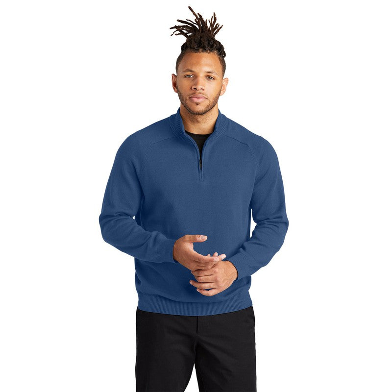STRAYER Mercer+Mettle™ 1/4-Zip Sweater - Insignia Blue