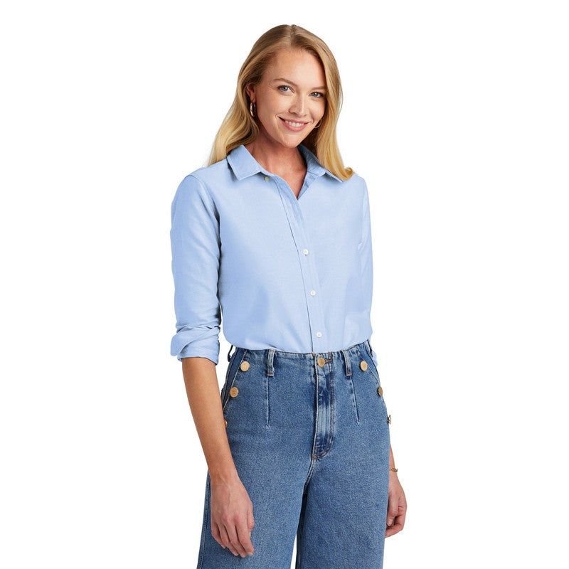 STRAYER Brooks Brothers® Women’s Casual Oxford Cloth Shirt - Newport Blue