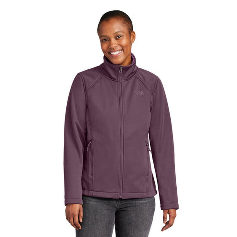 STRAYER ALUMNI - The North Face® Ladies Chest Logo Ridgewall Soft Shell Jacket - TNF Blackberry Wine