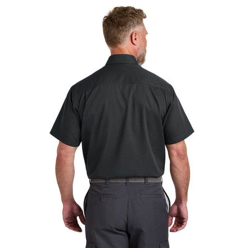STRAYER - CornerStone® Short Sleeve Select Ripstop Shirt - Echo Steel