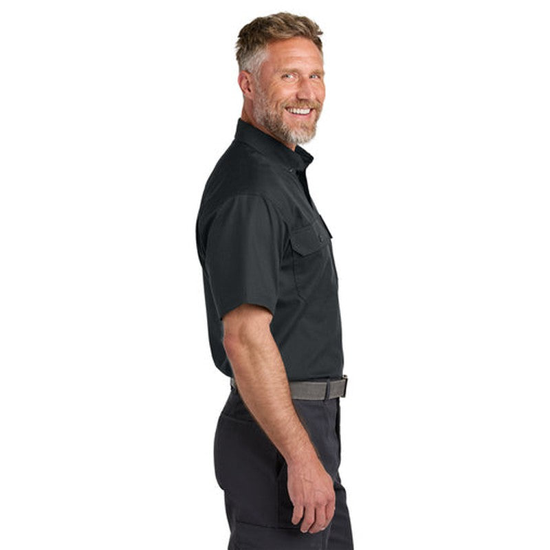 STRAYER - CornerStone® Short Sleeve Select Ripstop Shirt - Echo Steel
