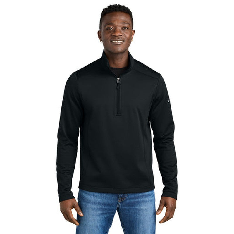 STRAYER - Eddie Bauer® Smooth Mid Layer Fleece 1/2-Zip - Black