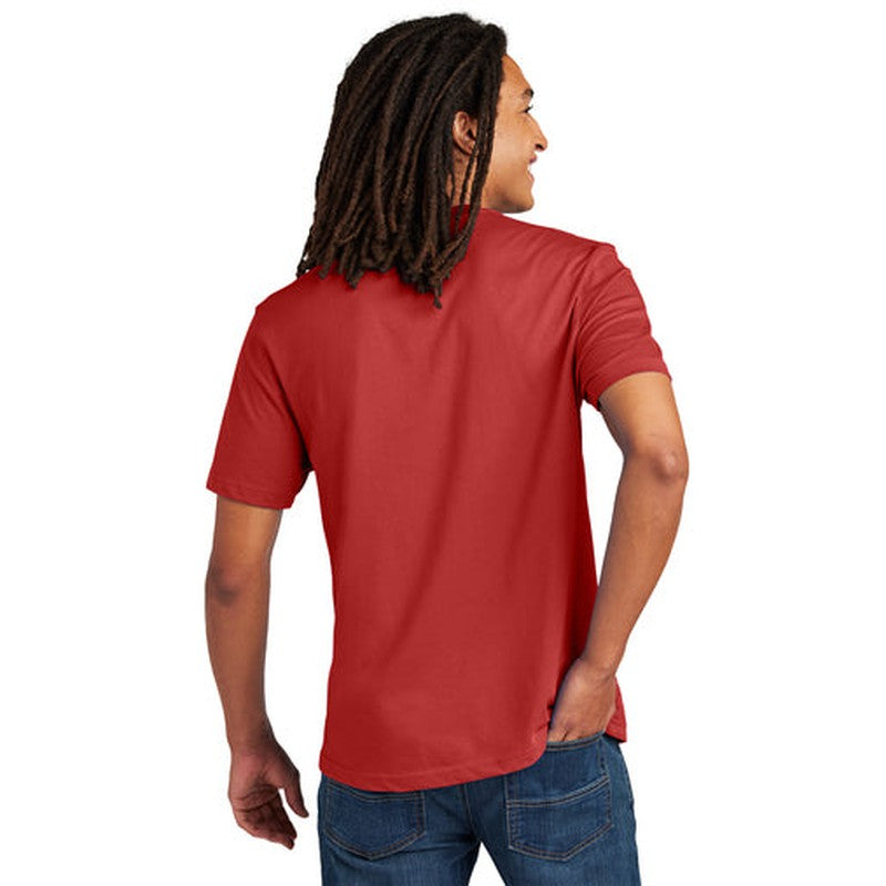 STRAYER ALUMNI - Allmade® Unisex Heavyweight Recycled Cotton Tee (10" logo) - Beet Red