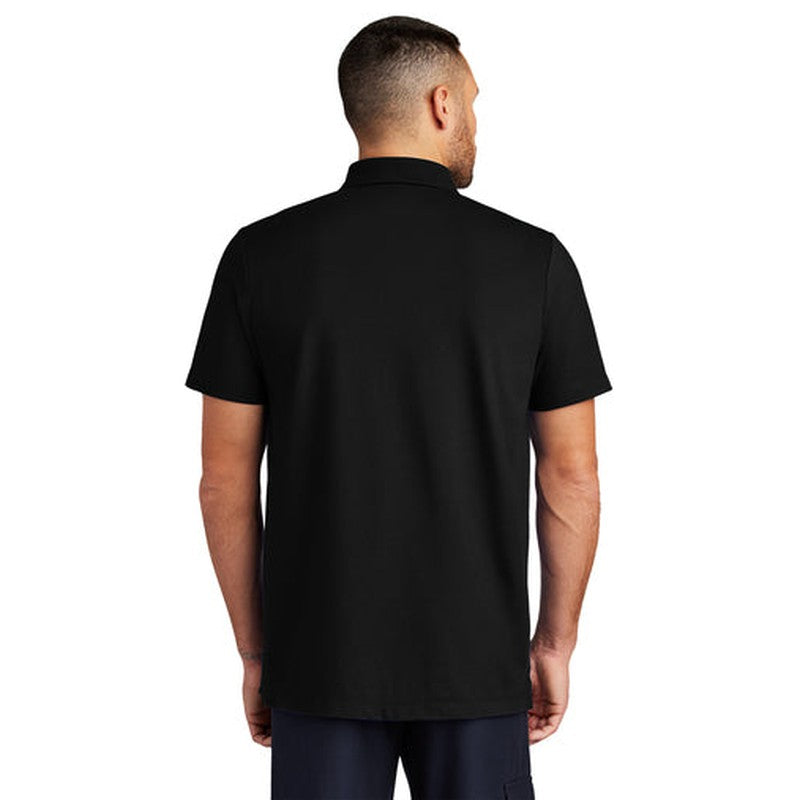 STRAYER ALUMNI - Mercer+Mettle® Stretch Pique Polo - Deep Black