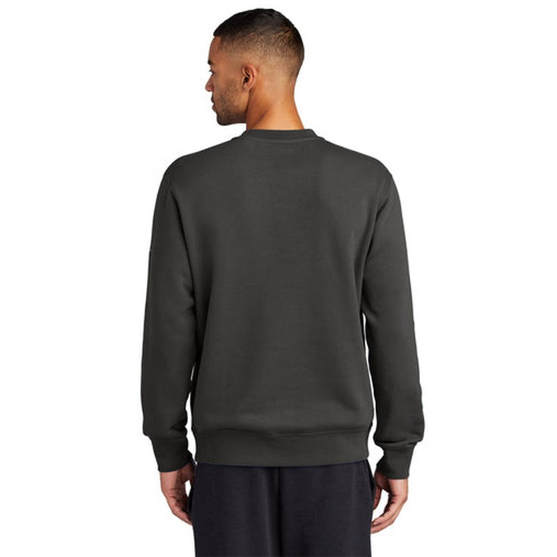 STRAYER HONORS - Nike Club Fleece Sleeve Swoosh Crew - Anthracite