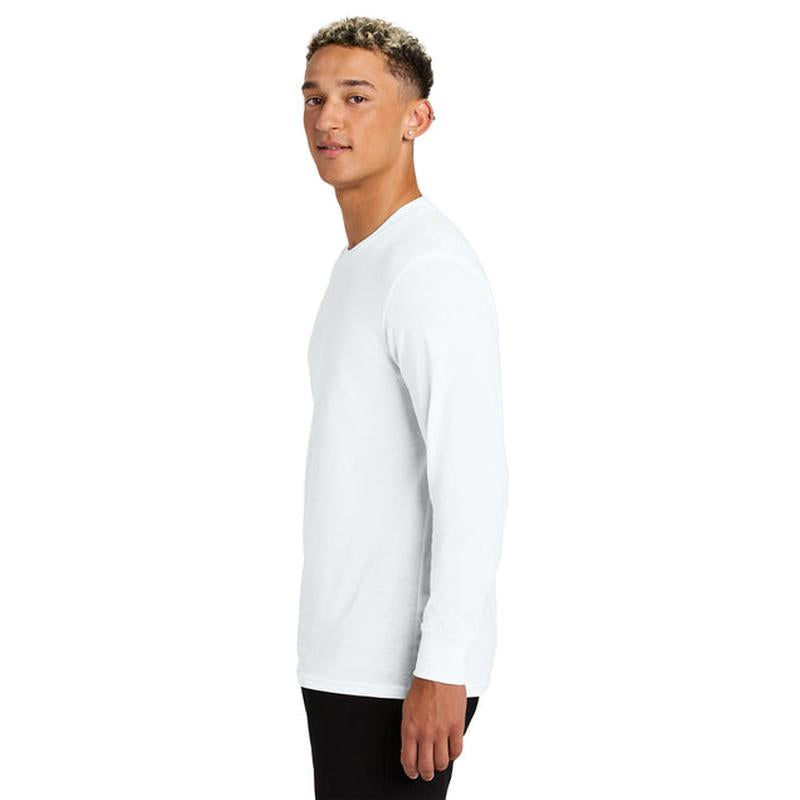 NEW STRAYER Allmade® Unisex Long Sleeve Organic Cotton Tee - Bright White