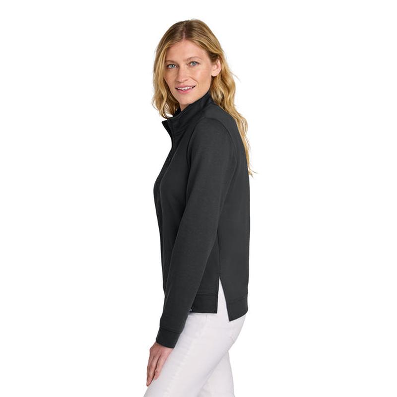 NEW STRAYER TravisMathew Women’s Coveside 1/2-Zip - Black