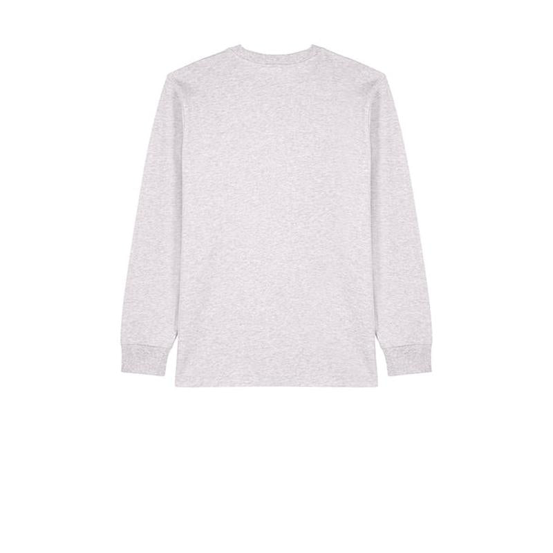 NEW STRAYER Stanley/Stella Unisex Freestyler Heavyweight Long Sleeve Tee - Cool Heather Grey