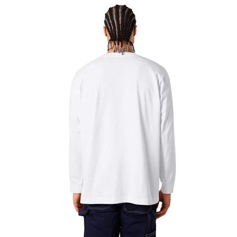 NEW STRAYER Stanley/Stella Unisex Freestyler Heavyweight Long Sleeve Tee - White