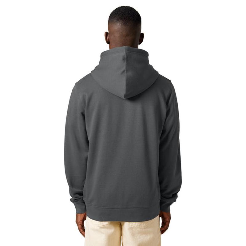NEW Strayer Stanley/Stella Unisex Mixer Full-Zip Hooded Sweatshirt - Anthracite