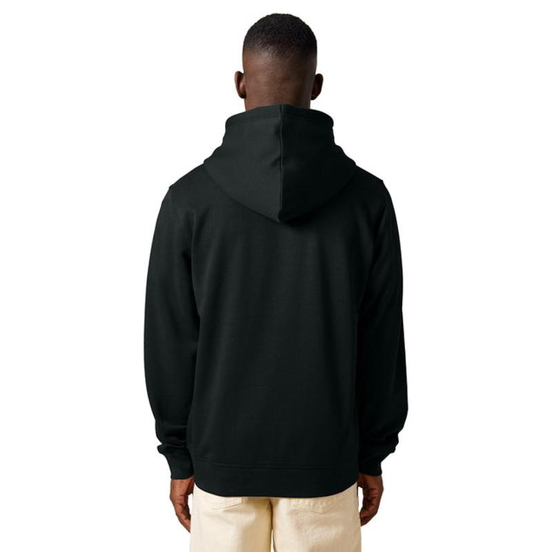 NEW Strayer Stanley/Stella Unisex Mixer Full-Zip Hooded Sweatshirt - Black