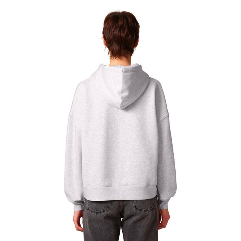 NEW STRAYER Stanley/Stella Women’s Stella Nora Hooded Sweatshirt - Cool Heather Grey