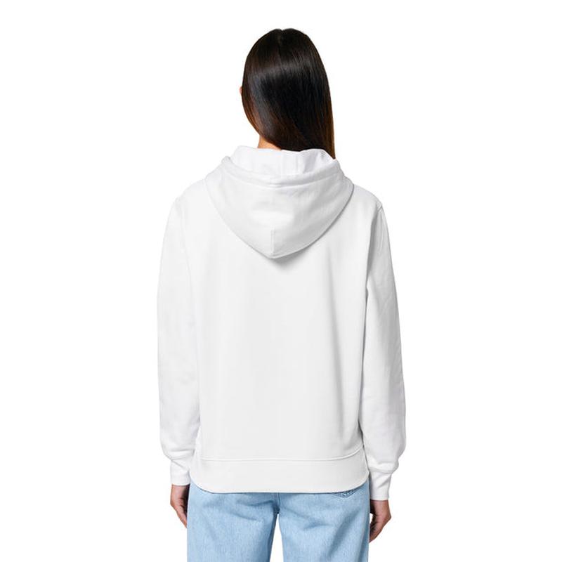 NEW STRAYER Stanley/Stella Unisex Cruiser 2.0 Hooded Sweatshirt - White