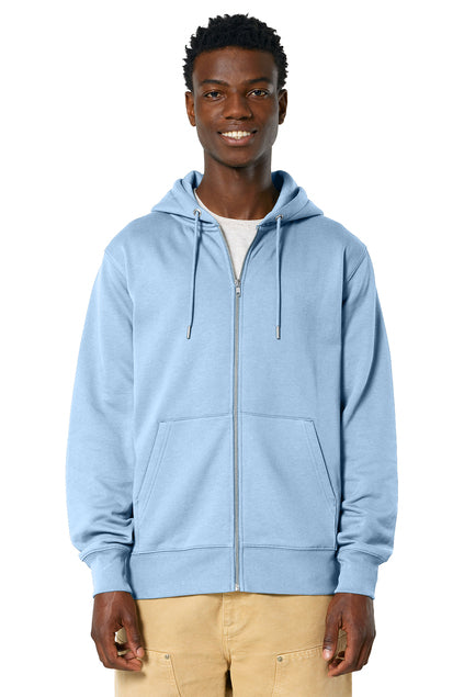 NEW Strayer Stanley/Stella Unisex Cultivator 2.0 Full-Zip Hooded Sweatshirt - Blue Soul