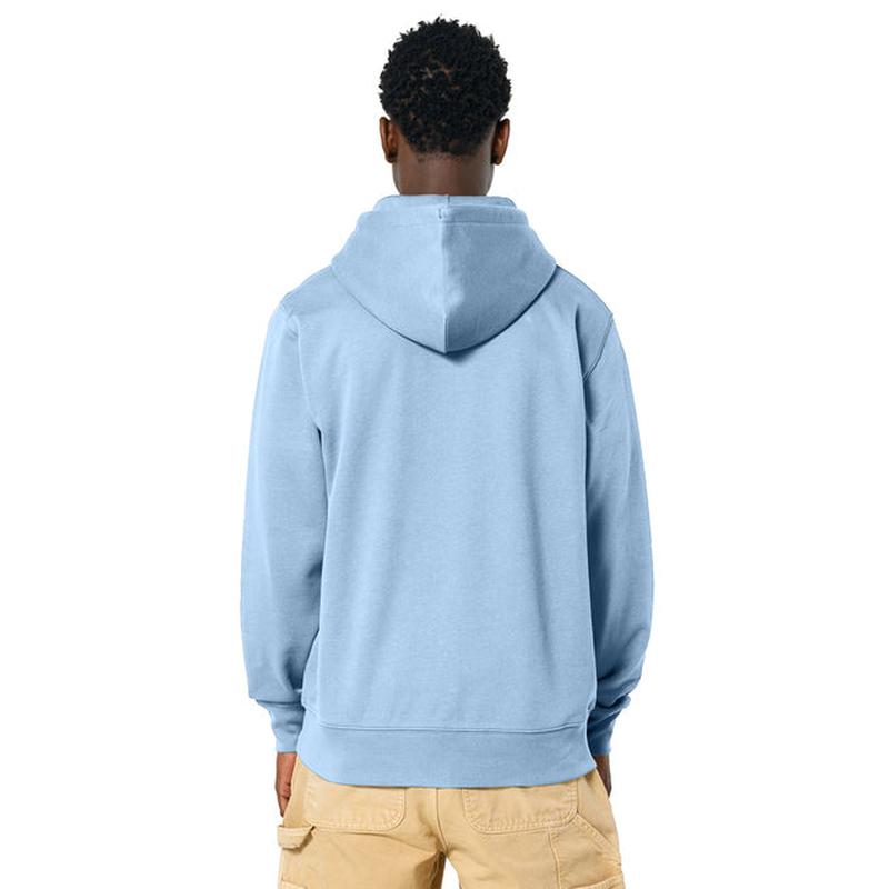 NEW Strayer Stanley/Stella Unisex Cultivator 2.0 Full-Zip Hooded Sweatshirt - Blue Soul