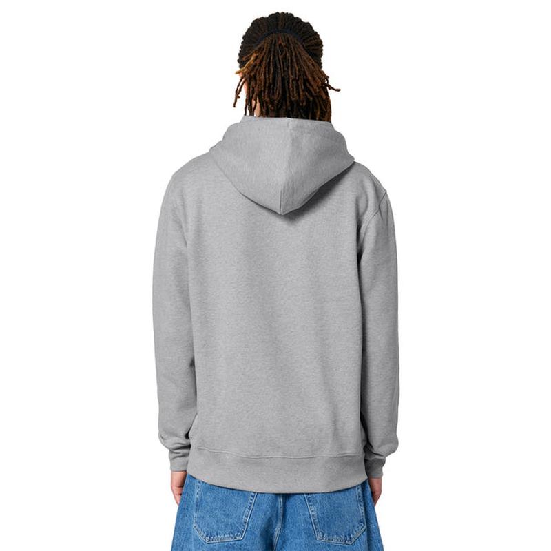 NEW Strayer Stanley/Stella Unisex Cultivator 2.0 Full-Zip Hooded Sweatshirt - Heather Grey