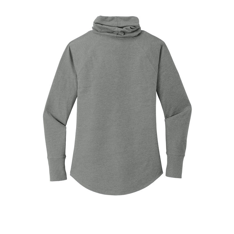 STRAYER New Era ® Ladies Sueded Cotton Blend Cowl Tee - Shadow Grey Heather