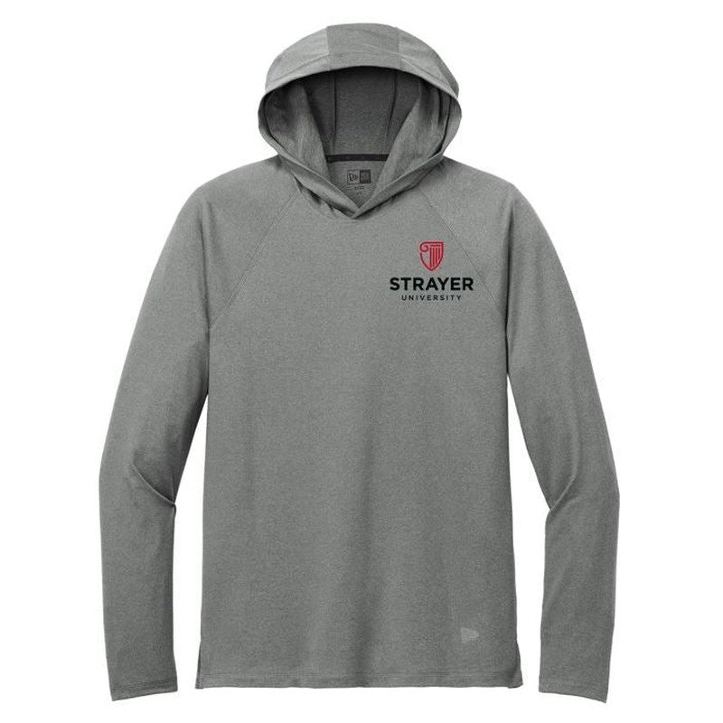 STRAYER New Era® Power Long Sleeve Hoodie - Shadow Grey Heather