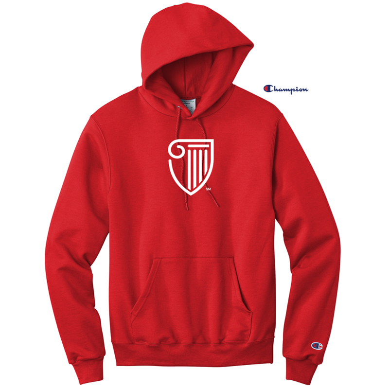 STRAYER Champion® Powerblend Pullover Hoodie - Scarlet