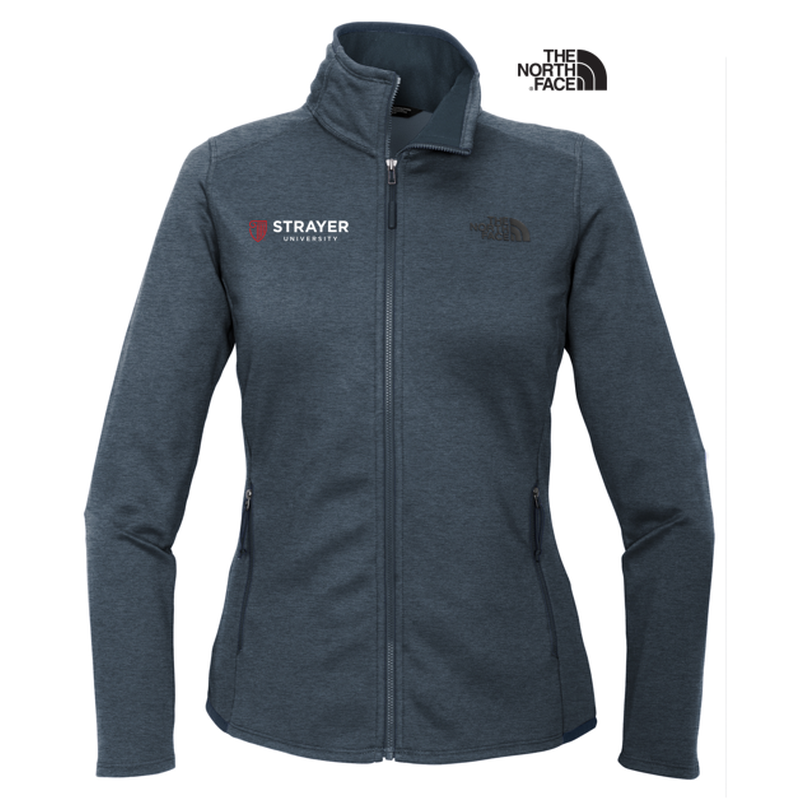 STRAYER The North Face ® Ladies Skyline Full-Zip Fleece Jacket-Urban Navy Heather