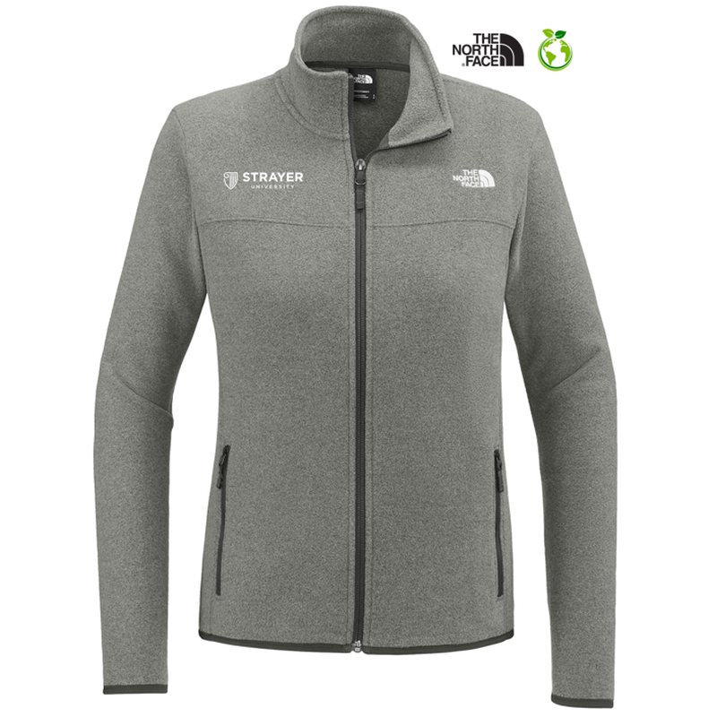 STRAYER The North Face® Ladies Glacier Full-Zip Fleece Jacket - TNF Medium Grey Heather