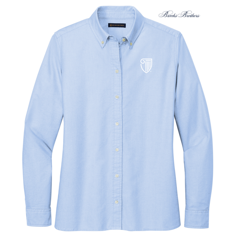 STRAYER Brooks Brothers® Women’s Casual Oxford Cloth Shirt - Newport Blue
