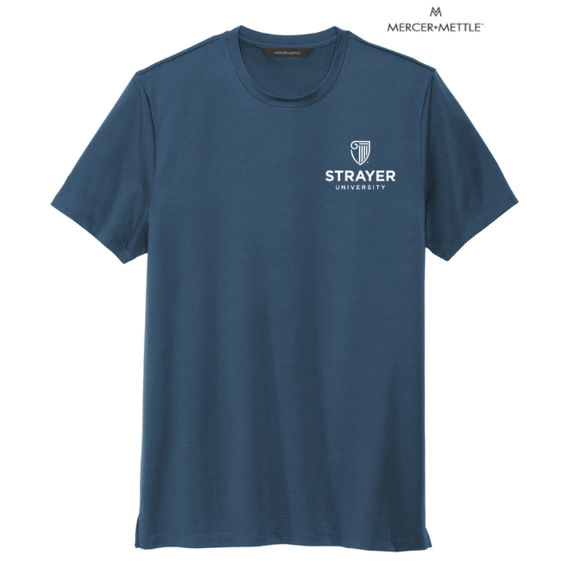 STRAYER MERCER+METTLE™ Stretch Jersey Crew - Insignia Blue