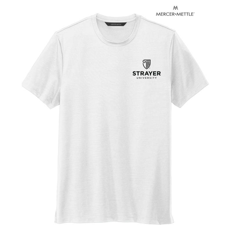 STRAYER MERCER+METTLE™ Stretch Jersey Crew - White