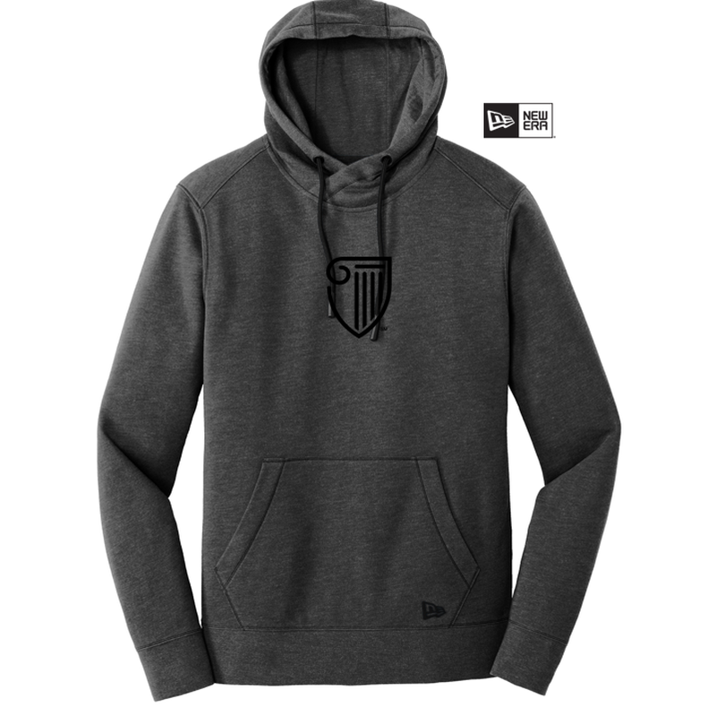 STRAYER New Era® Tri-Blend Fleece Pullover Hoodie- Black Heather