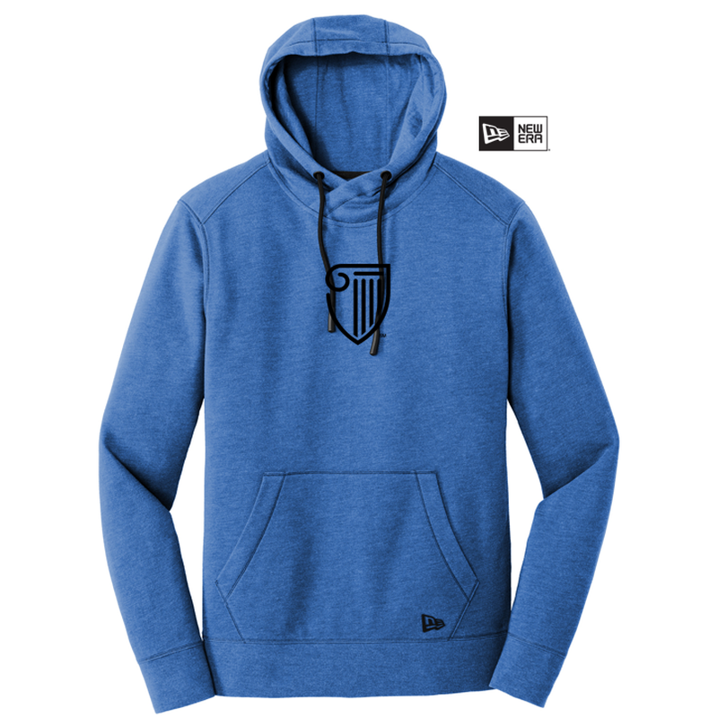 STRAYER New Era® Tri-Blend Fleece Pullover Hoodie-ROYAL
