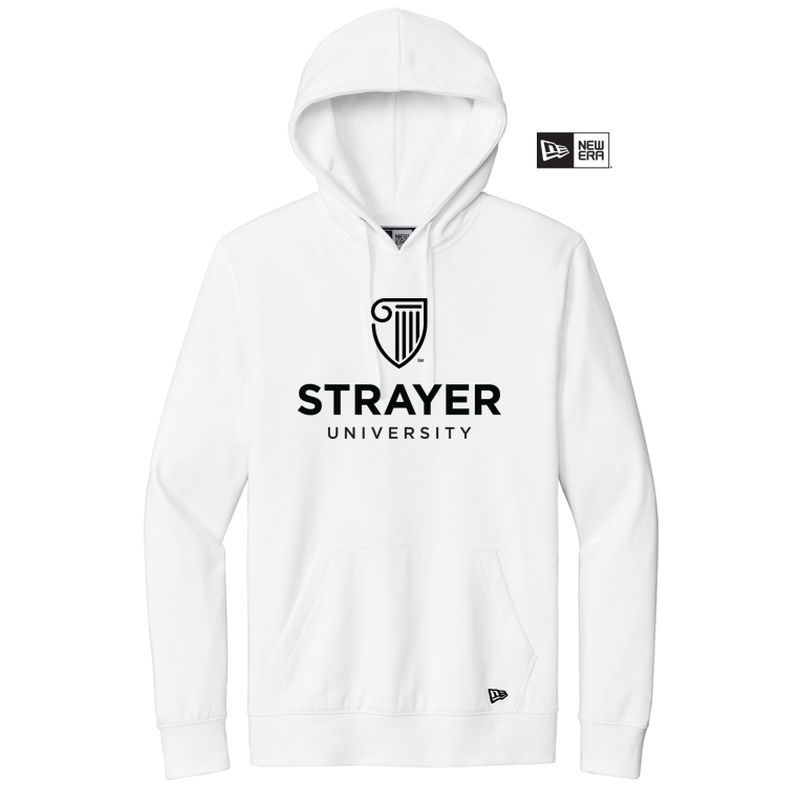 STRAYER New Era ® Comeback Fleece Pullover Hoodie - WHITE
