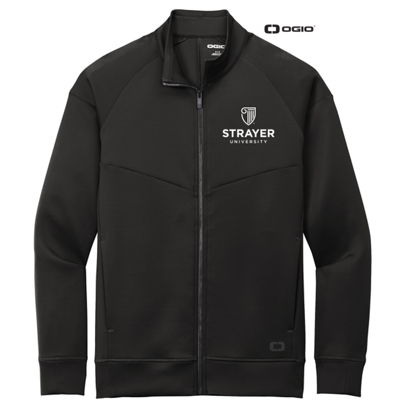STRAYER OGIO ® ENDURANCE Modern Performance Full-Zip- Black