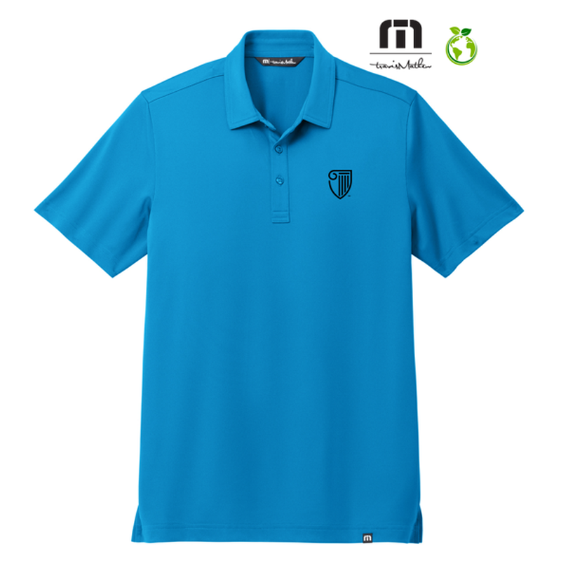 STRAYER TravisMathew Cabana Solid Polo - Classic Blue