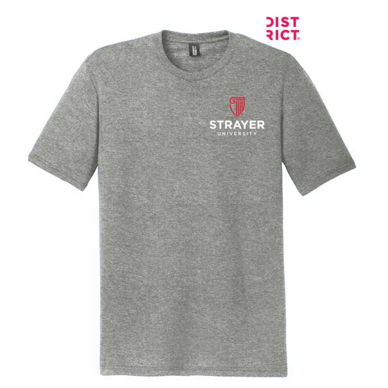 STRAYER District ® Perfect Tri ® Tee-GRAY FROST