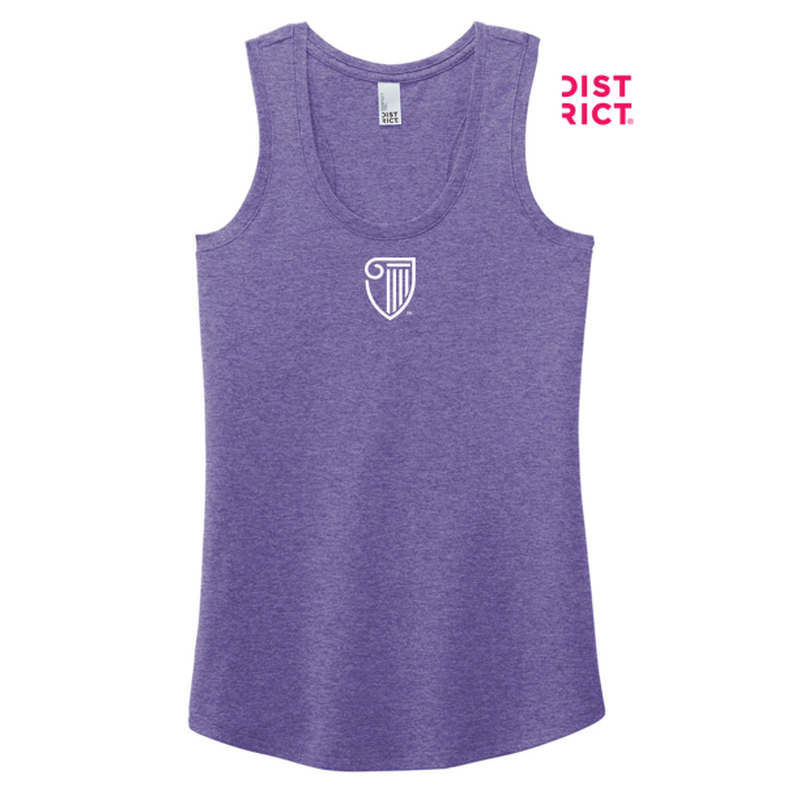 STRAYER District ® Women’s Perfect Tri ® Racerback Tank-Purple Frost